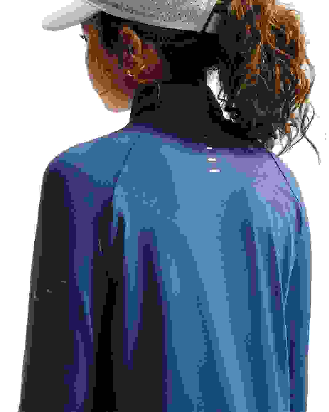 Nike Stride Dri-FIT Big Kids' Blue 1/2 Zip Top